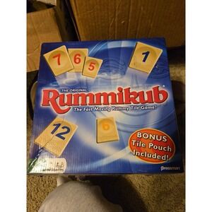 Rummikub The Original Rummy Tile Game Pressman Bonus Pouch 2-4 Players